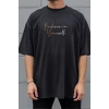 Unisex Oversize 24/1 Penye DTF Baskılı Tişört - DTF279