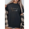 Unisex Oversize 24/1 Penye DTF Baskılı Tişört - DTF279