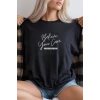 Unisex Oversize 24/1 Penye DTF Baskılı Tişört - DTF280