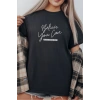 Unisex Oversize 24/1 Penye DTF Baskılı Tişört - DTF280