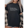 Unisex Oversize 24/1 Penye DTF Baskılı Tişört - DTF285