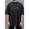 Unisex Oversize 24/1 Penye DTF Baskılı Tişört - DTF290