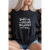 Unisex Oversize 24/1 Penye DTF Baskılı Tişört - DTF291