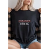 Unisex Oversize 24/1 Penye DTF Baskılı Tişört - DTF293