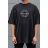 Unisex Oversize 24/1 Penye DTF Baskılı Tişört - DTF299