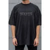 Unisex Oversize 24/1 Penye DTF Baskılı Tişört - DTF300