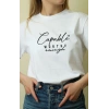 Unisex Oversize 24/1 Penye DTF Baskılı Tişört - DTF56