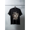 Unisex Oversize 24/1 Penye DTF Baskılı Tişört - DTF70
