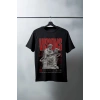 Unisex Oversize 24/1 Penye DTF Baskılı Tişört - DTF77