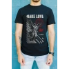 Unisex Oversize 24/1 Penye DTF Baskılı Tişört - DTF78