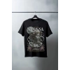 Unisex Oversize 24/1 Penye DTF Baskılı Tişört - DTF79