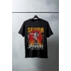 Unisex Oversize 24/1 Penye DTF Baskılı Tişört - DTF82