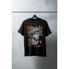 Unisex Oversize 24/1 Penye DTF Baskılı Tişört - DTF90