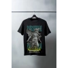Unisex Oversize 24/1 Penye DTF Baskılı Tişört - DTF93