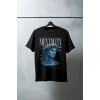 Unisex Oversize 24/1 Penye DTF Baskılı Tişört - DTF96