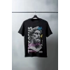 Unisex Oversize 24/1 Penye DTF Baskılı Tişört - DTF98