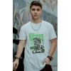 Unisex Oversize 24/1 Penye DTF Baskılı Tişört - DTF99