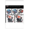 X63 Motosiklet Kask Kulaklık Intercom Işıklı Motorsiklet Interkom 5.3