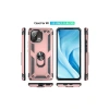 Xiaomi Mi 11 Lite Kılıf Sofya Yüzüklü Silikon Kapak - Rose