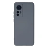 Xiaomi Mi 12 Kılıf Nano İçi Kadife Silikon - Gri