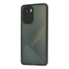 Xiaomi Poco F3 Kılıf Montreal Silikon Kapak - Siyah
