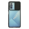 Xiaomi Poco F3 Kılıf Palm Buzlu Kamera Sürgülü Silikon - Siyah