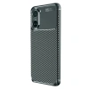 Xiaomi Poco X7 Pro Kılıf Auto Focus Karbon Kapak - Koyu Yeşil