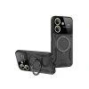 Xiaomi Redmi 13c Kılıf Joy Lens Standlı Kapak - Siyah