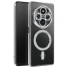 Xiaomi Redmi 14c Joke Simli Magneticsafe Kılıf - Gümüş