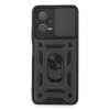 Xiaomi Redmi Note 12 5g Kılıf Pars Lens Yüzüklü Silikon - Siyah