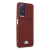 Xiaomi Redmi Note 12s Kılıf Kelvin Kartvizitli Silikon - Bordo