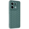 Xiaomi Redmi Note 13 Pro 5g Kılıf Petek Silikon Kapak - Koyu Yeşil