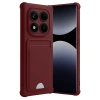 Xiaomi Redmi Note 14 Pro 4g Kelvin Kartvizitli Silikon - Bordo
