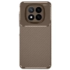 Xiaomi Redmi Note 14 Pro 4g Kılıf Auto Focus Karbon Kapak - Kahverengi