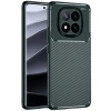 Xiaomi Redmi Note 14 Pro 4g Kılıf Auto Focus Karbon Kapak - Koyu Yeşil