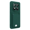 Xiaomi Redmi Note 15 4g Kelvin Kartvizitli Silikon - Koyu Yeşil