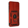 Xiaomi Redmi Note 8 Pro Kılıf Pars Lens Yüzüklü Silikon - Kırmızı