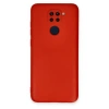 Xiaomi Redmi Note 9 Kılıf Nano İçi Kadife Silikon - Kırmızı
