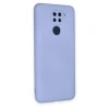 Xiaomi Redmi Note 9 Kılıf Nano İçi Kadife Silikon - Lila