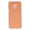 Xiaomi Redmi Note 9 Pro Kılıf Nano İçi Kadife Silikon - Turuncu