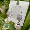 Xuping Taşlı İncili Küpe