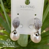 Xuping Taşlı İncili Küpe