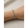 Yaprak Tasarım Taşlı Cm Bileklik