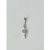 Yılan Detaylı Göbek Piercing