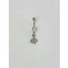 Yılan Detaylı Göbek Piercing