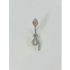 Yılan Detaylı Göbek Piercing