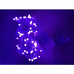 10m 100 Led Damla Uçlu Pembe Işık Şeffaf Kablo Mz-17-9