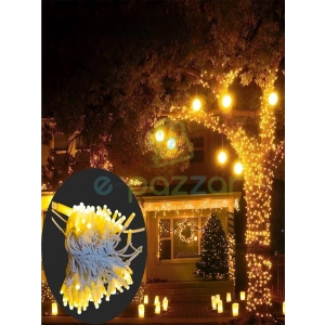 10m 100 Led Ip65 Dış Mekan Led Işık Beyaz Kablo