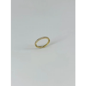 14 K Gold Kaplama Zirkon Taşlı Yüzük