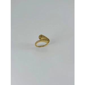 14 K Gold Kaplama Zirkon Taşlı Yüzük